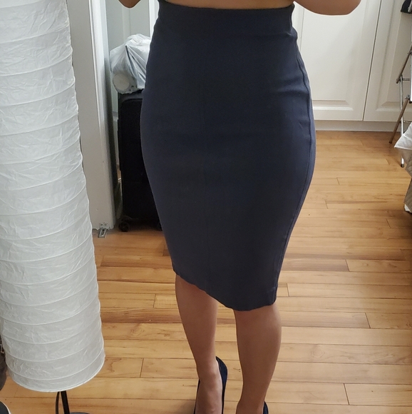 Wilfred Slate Blue Pencil Skirt XS - Picture 5 of 5